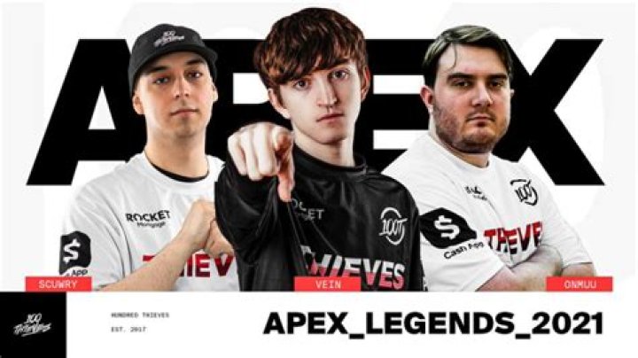 100 Thieves Return to Competitive Apex Legends, Sign Vein, scuwry and Onmuu