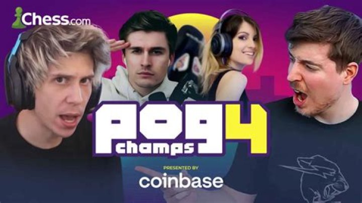 $100k PogChamps4 Chess tournament announced ft. MrBeast, Ludwig, Botez Sisters & more