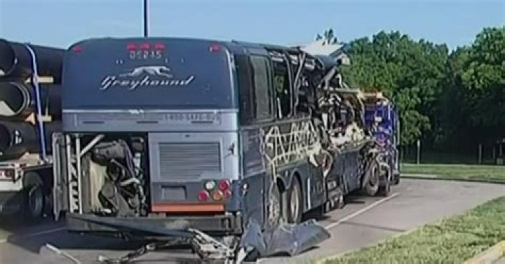 20 injured after Greyhound bus crashes on I-70