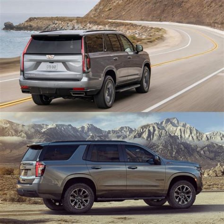 2025 Chevrolet Tahoe vs Cadillac Escalade Comparison