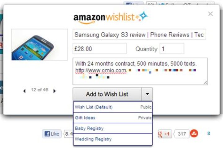Add Anything to Your Amazon Wish List With This Chrome Browser Addon