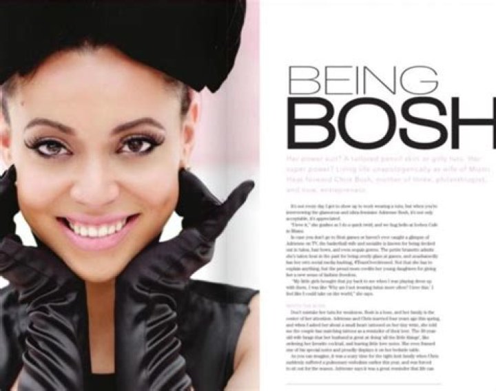 Adrienne Bosh Biography
