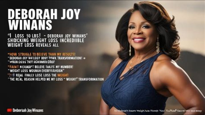 All About Deborah Joy Winans’ Parents And Weight Loss