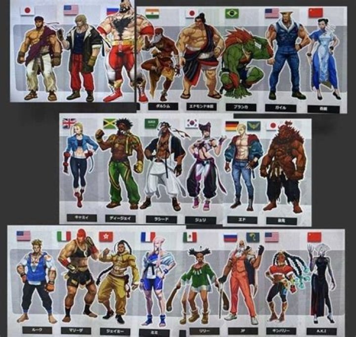 All Leaked Characters from Street Fighter 6