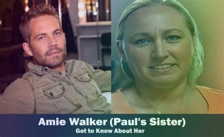 Amie Walker: Facts About Paul Walker's Sister