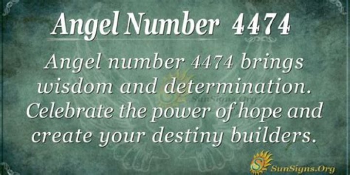 Angel Number 4474 Meaning And Significance
