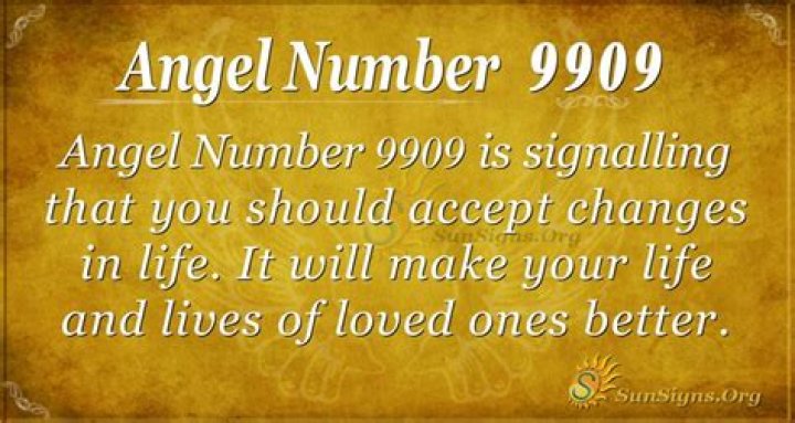 Angel Number 9909 Meaning And Significance