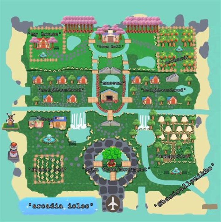 Animal Crossing New Horizons Town Planner