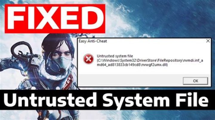 Apex Legends untrusted system file error: What is it and how to fix it