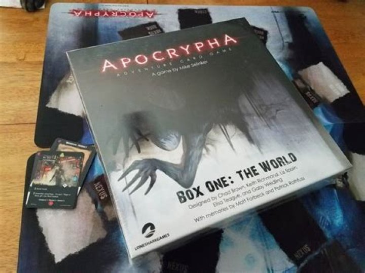 Apocrypha is a card game and tabletop RPG in one box (correction)