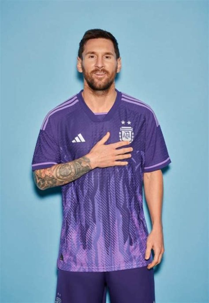 Argentina away shirt released, Lionel Messi wears kit