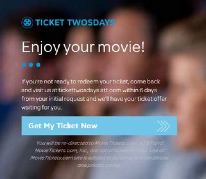 	AT&T expands free Ticket Twosdays to include Cinemark theaters	