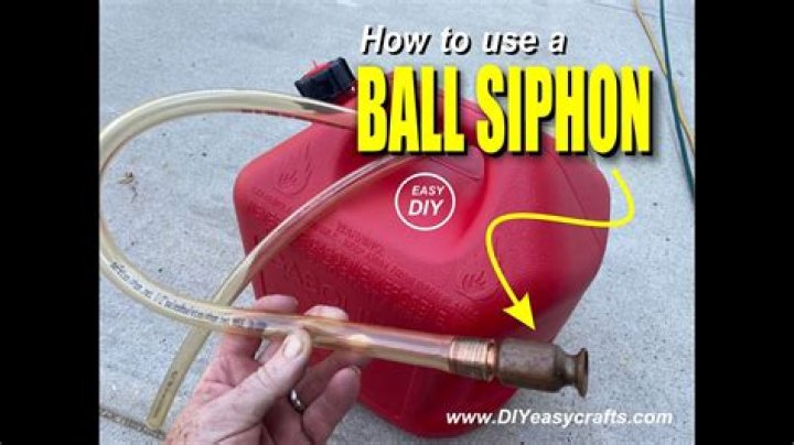 	Be safe when siphoning gas	