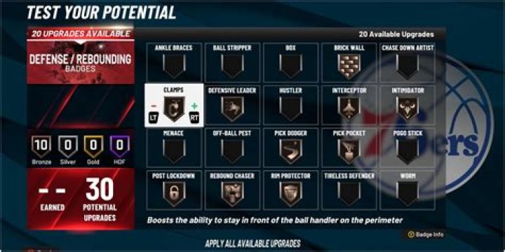 Best Defensive/Rebounding Badges in NBA 2K22