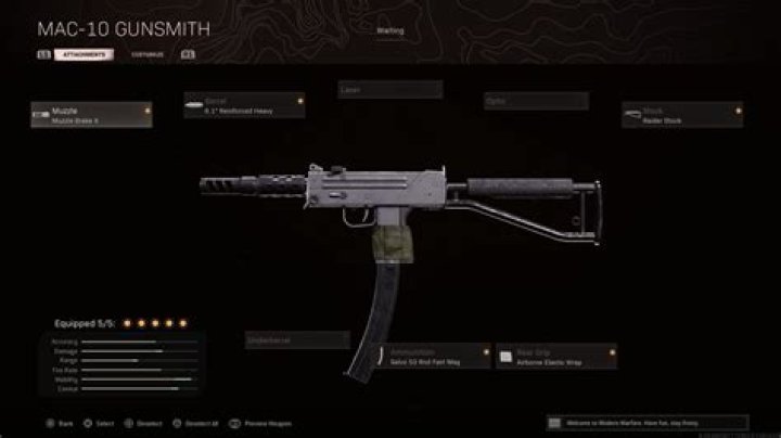 Best Mac-10 Loadout Warzone: Best Attachments to Use