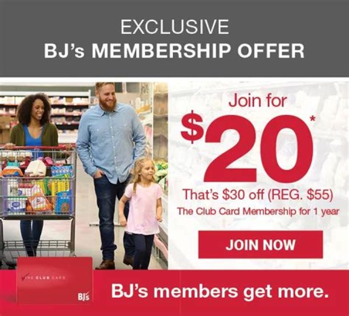 	BJ’s Wholesale membership deals: 3-months for $10, one year for $25	
