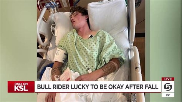 Bull-rider lucky to be alive after fall