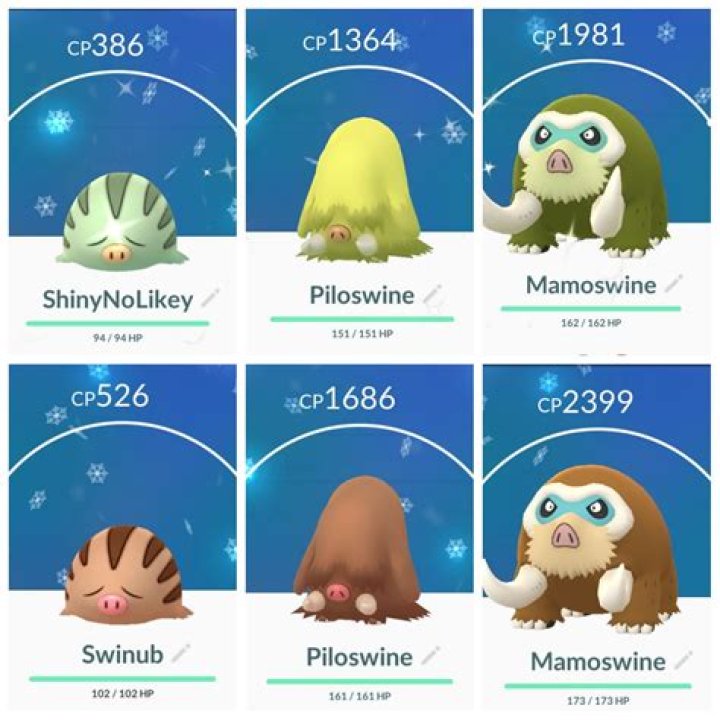 Can Piloswine be Shiny in Pokémon GO?