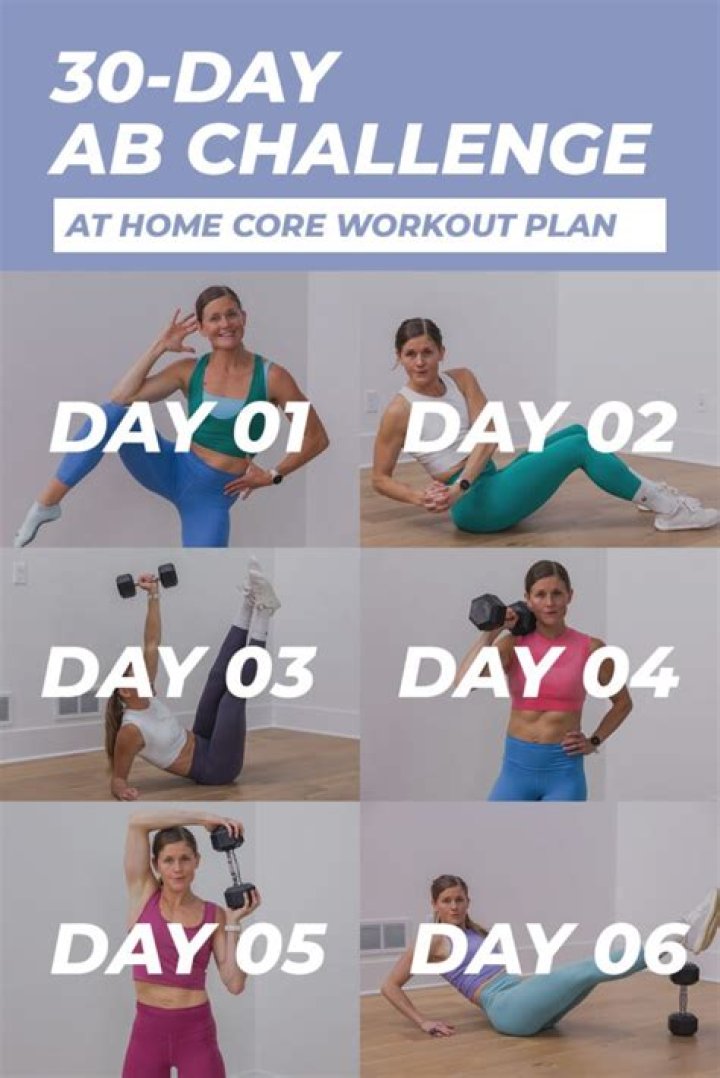 Can You Handle This Gruelling 30-Day Ab Challenge?