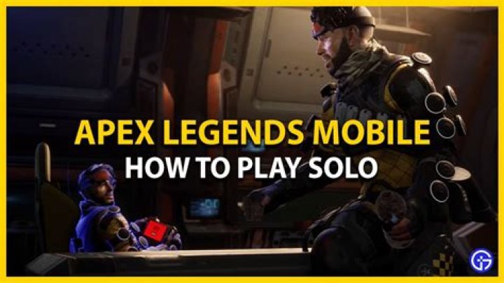 Can you play solo in Apex Legends?