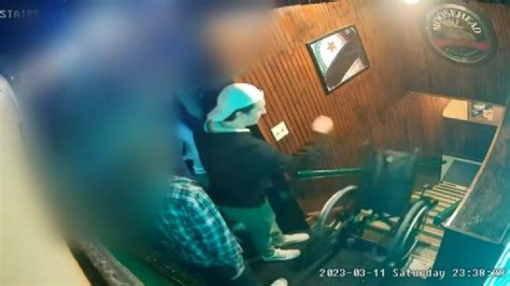 Carson Briere charged for pushing wheelchair down stairs
