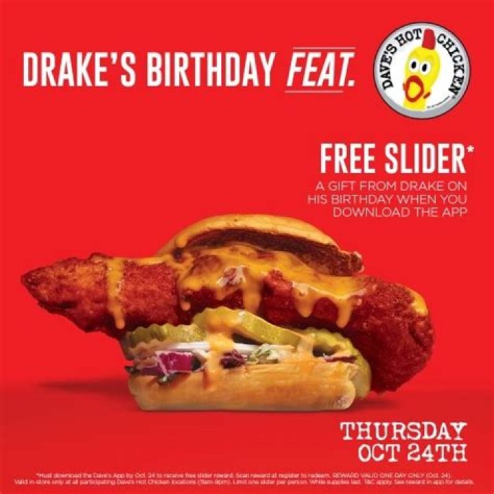 Celebrating Dave's Hot Chicken: Drake's Birthday Bash