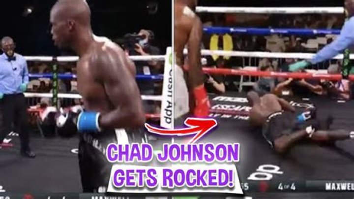 	Chad ‘OchoCinco’ Johnson gets knocked down, finishes first boxing match with Brian Maxwell	