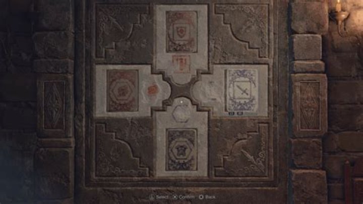 Chapter 8 guide (Castle Battlements, Lithograph puzzle) Resident Evil 4