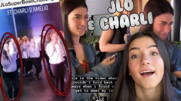 Charli D'Amelio & JLo have adorable FaceTime after filming music video