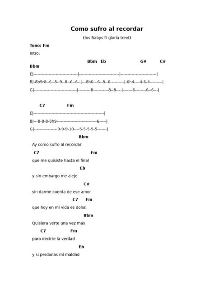 Cómo Sufro Al Recordar Letras - Cómo Sufro Al Recordar Traducciones