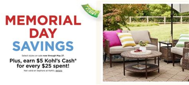 	Coupon: $10 off at Kohl’s Memorial Day sale	