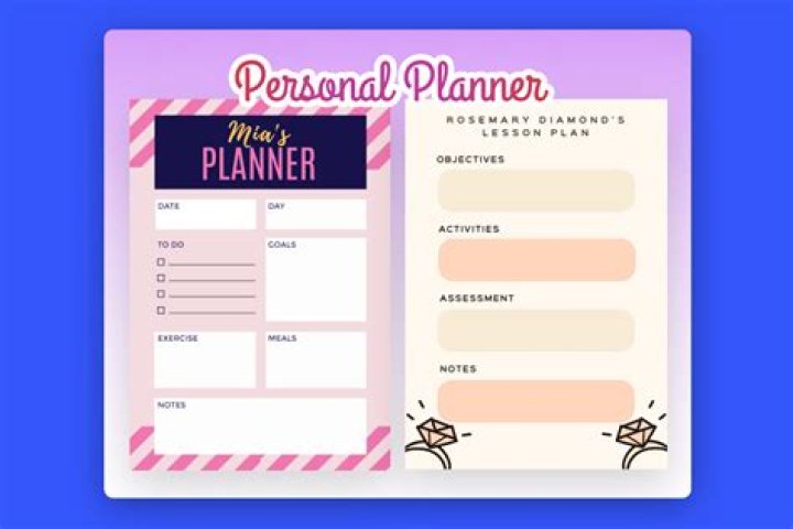 Create your own planner online