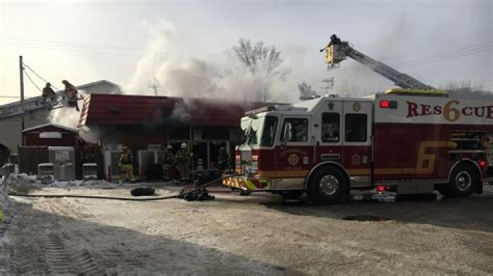 Crews battle gas station fire in Reynoldsville