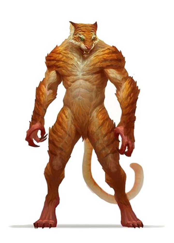 D&D 3E/3.5 - 3.5 lycanthrope (weretiger), warshaper+ feral template+VoP (pull up your boots the cheese is high)