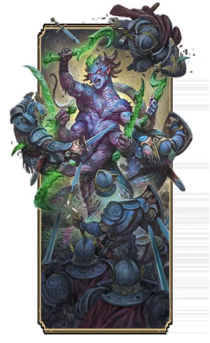 D&D 5E - Marilith reactive thingy