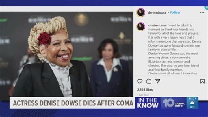 Denise Dowse Death: How Did Denise Dowse Die?