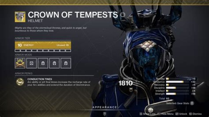 Destiny 2: How to Get the Crown of Tempests Exotic Warlock Helmet