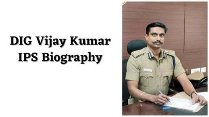 DIG Vijay Kumar: Wiki, Bio, Age, Family, Death, Wife