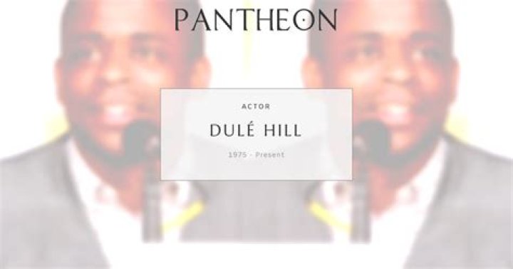 Dule Hill Biography