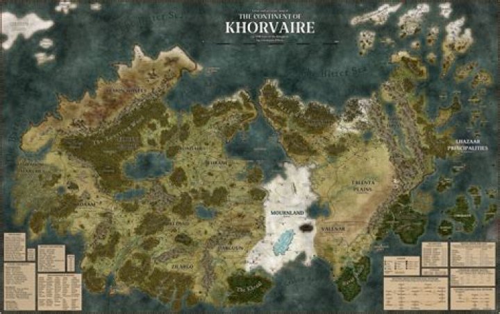 Earth Compared to Eberron Map
