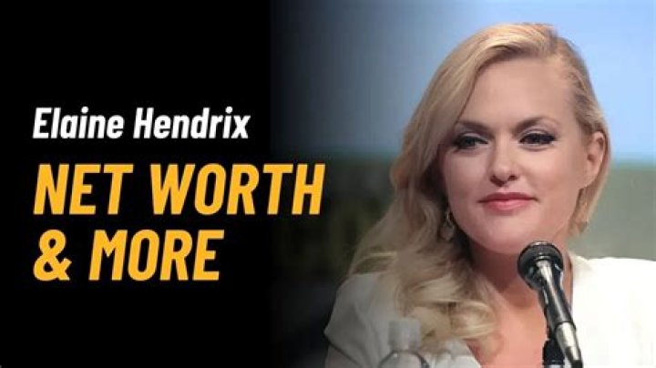 Elaine Hendrix Net Worth 2024