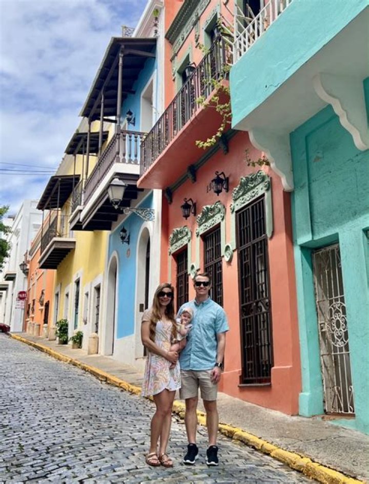 	ELEGANT NORMANDIE SAILS AGAIN — ON A STREET IN OLD SAN JUAN	