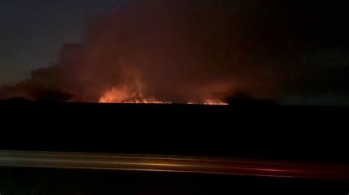 	Everglades wildfire, sparked by lightning, burns 17,000 acres	
