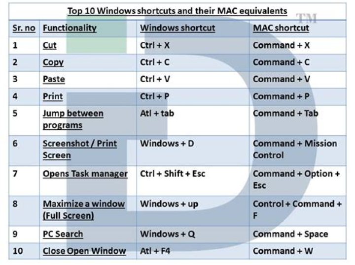 Every Shortcut for Windows and Mac