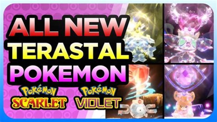 Everything we know about Pokémon Scarlet and Violet’s Terastal Pokémon