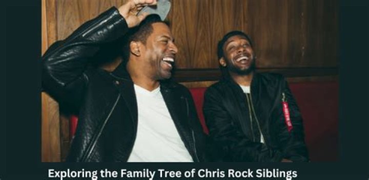 Exploring The Siblings Of Chris Rock: A Deep Dive Into His Family