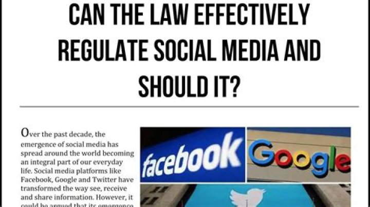 Face off: Should social media platforms be regulated? - YP
