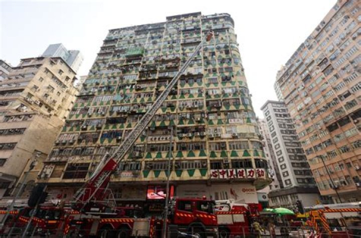 Fire in old Hong Kong building kills at least 5, injures 43 others