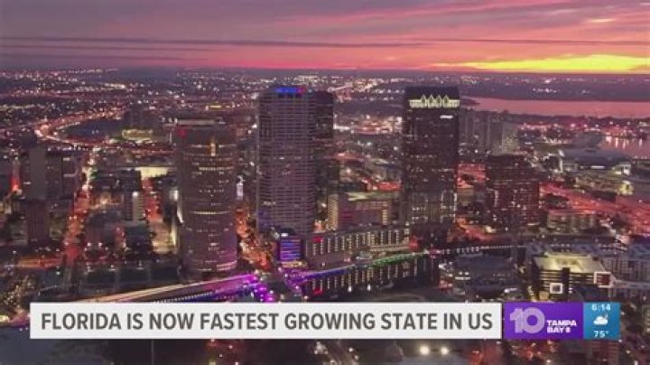 	Florida is now the fastest-growing state in the country, census shows	