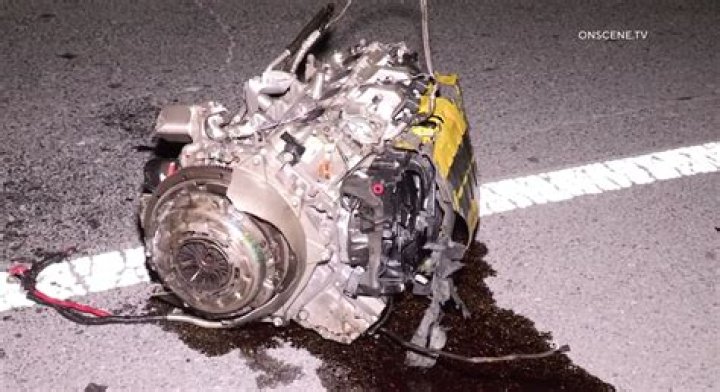 	Force of deadly crash separated engine from car and ejected 1	